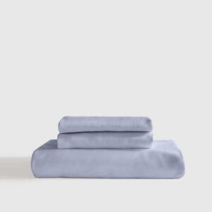 NWOT QUINCE Bamboo Fitted Sheet Set Full Sky Blue 1695